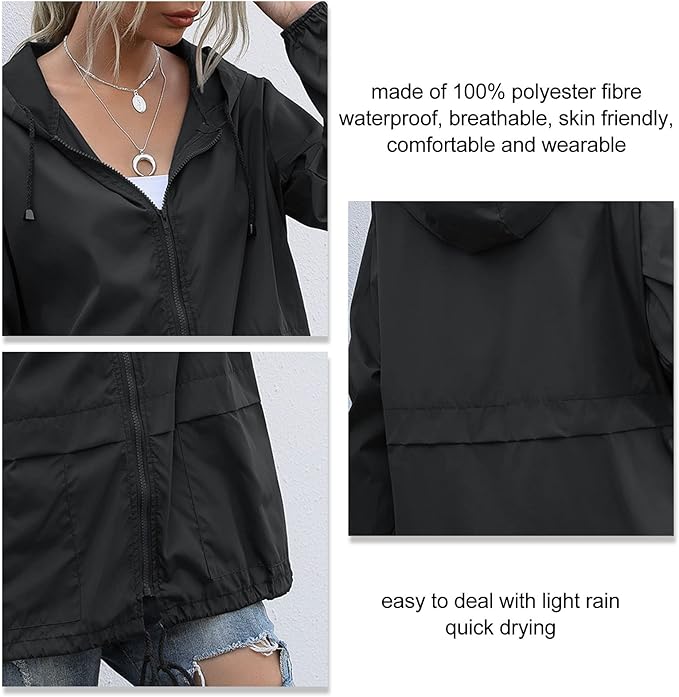 CHAQUETA IMPERMEABLE PARA DAMA