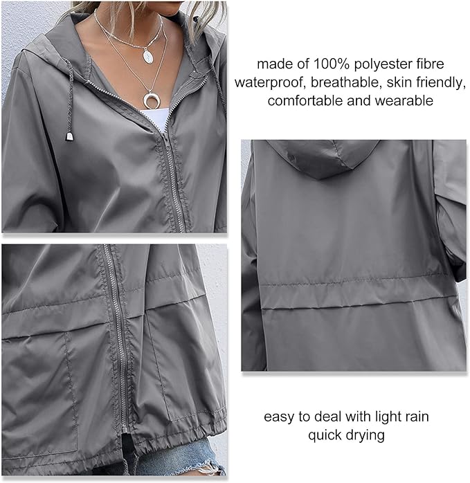 CHAQUETA IMPERMEABLE PARA DAMA