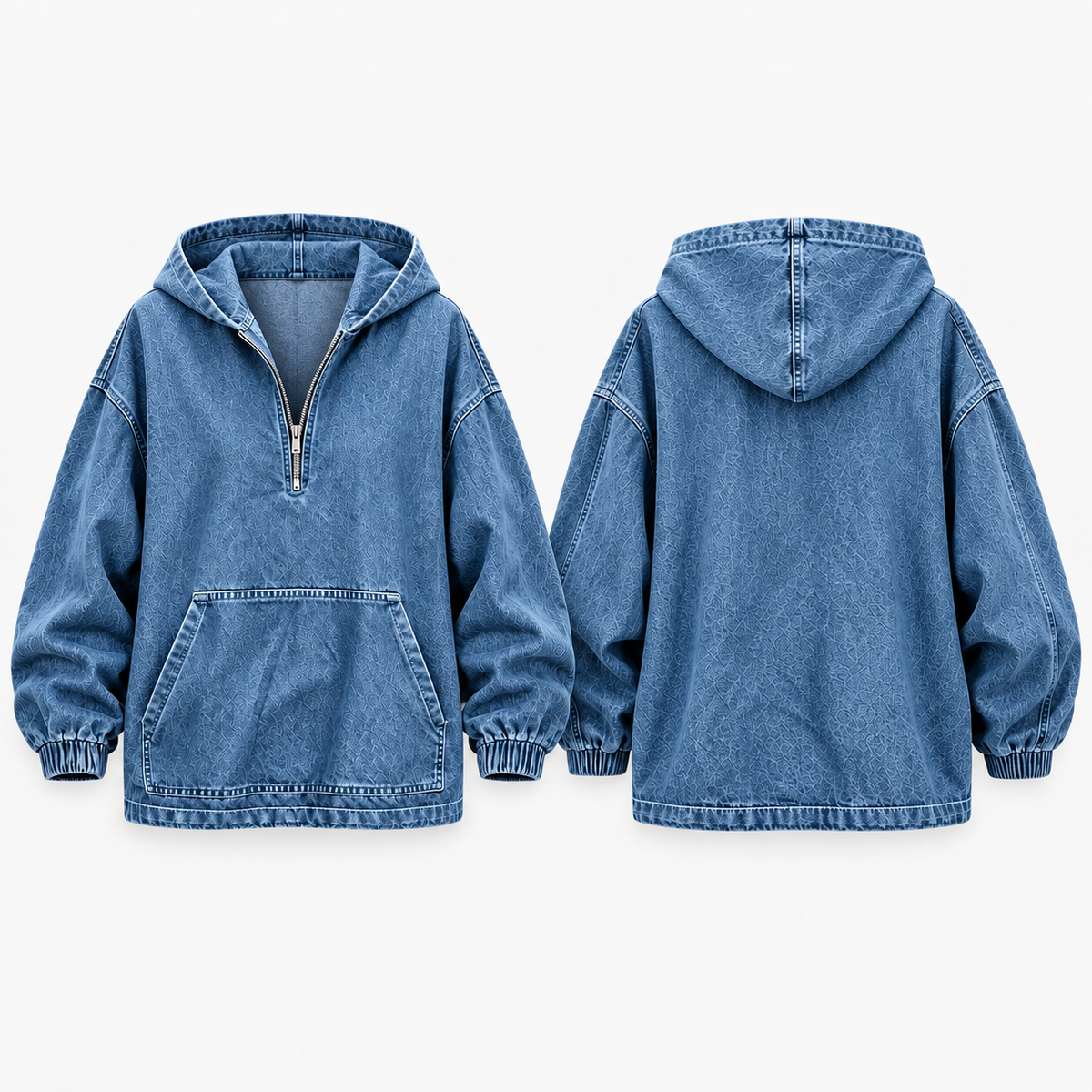 CHAQUETA OVERSIZE DE JEAN PARA DAMA