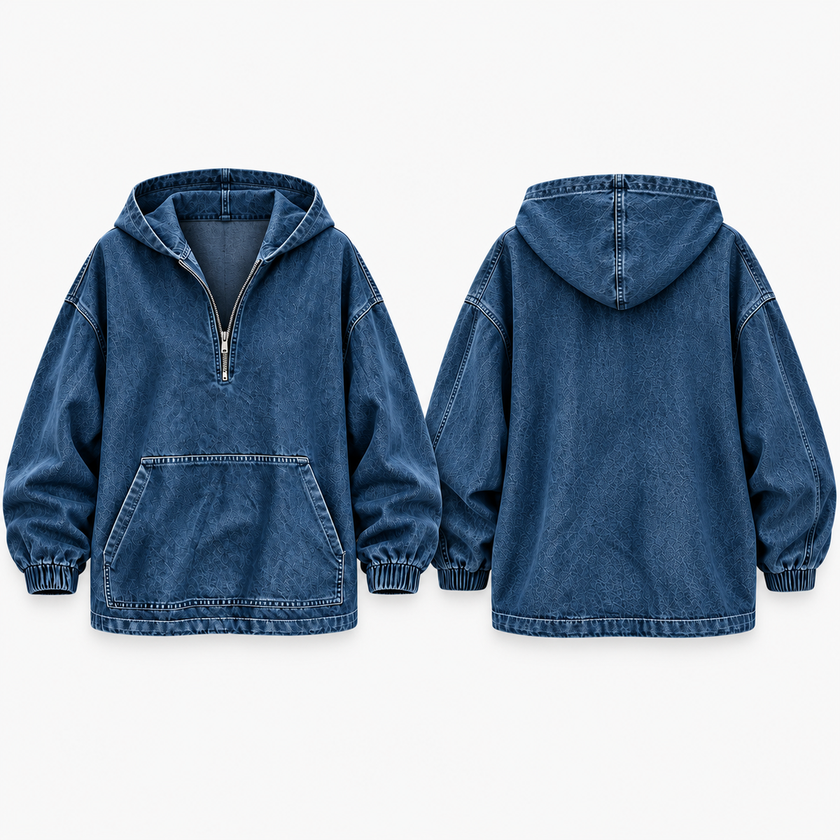 CHAQUETA OVERSIZE DE JEAN PARA DAMA