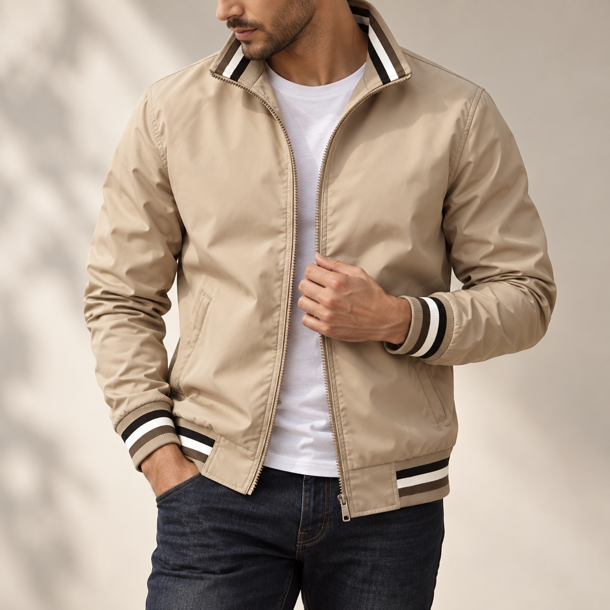 CHAQUETA PILOTO PARA HOMBRE PREMIUM