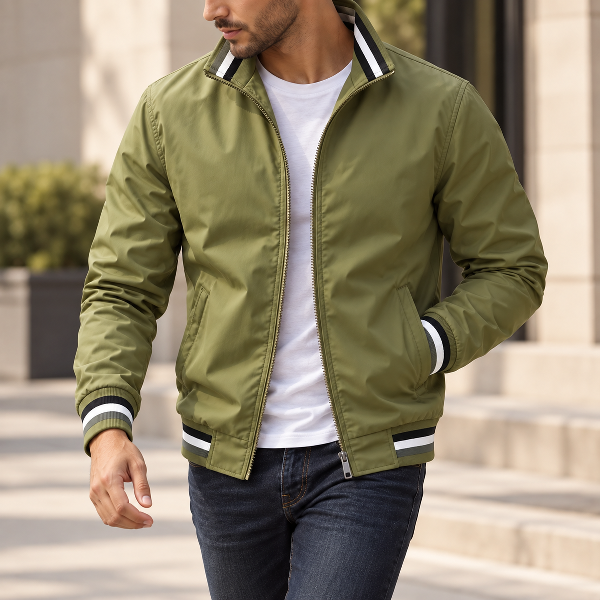 CHAQUETA PILOTO PARA HOMBRE PREMIUM