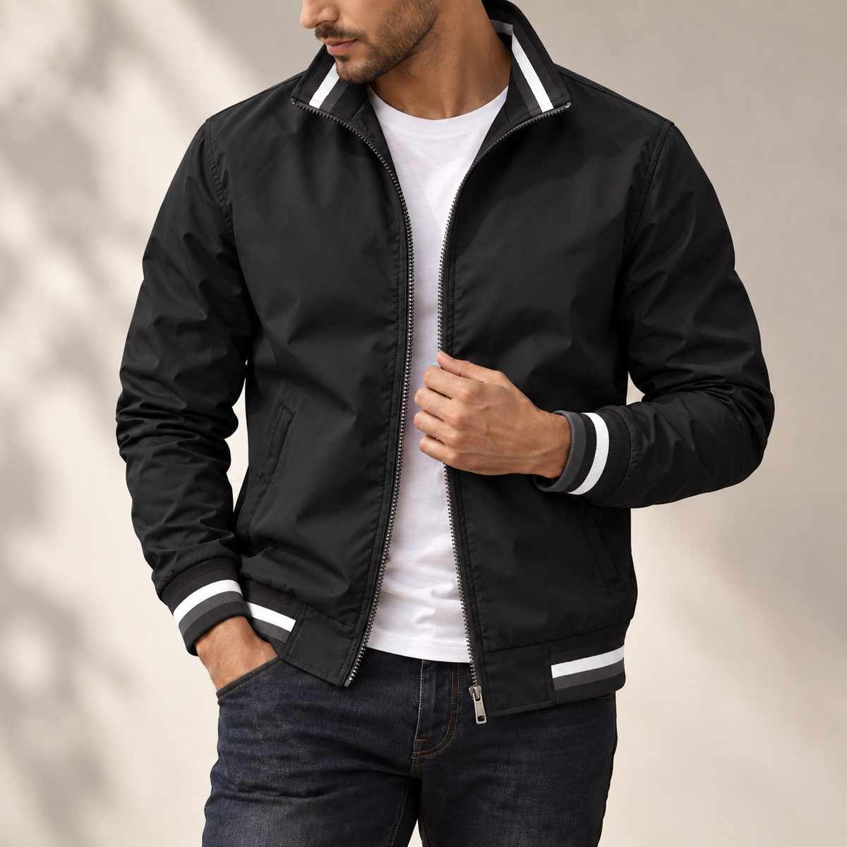 CHAQUETA PILOTO PARA HOMBRE PREMIUM